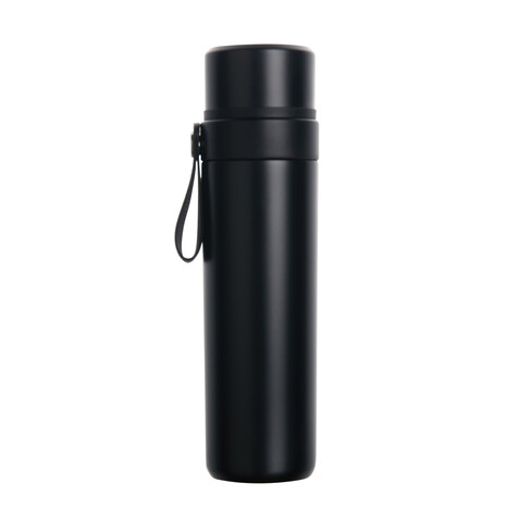 VINGA Tono RCS Thermoskanne mit zwei Bechern, 750ml schwarz bedrucken, Art.-Nr. V4300701 VINGA Tono RCS Thermoskanne mit zwei Bechern, 750ml schwarz bedrucken, Art.-Nr. V4300701