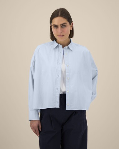 Stella Harper - Das Boxy Damen-Hemd - Summer Blue - S bedrucken, Art.-Nr. STWW270C3661S Stella Harper - Das Boxy Damen-Hemd - Summer Blue - S bedrucken, Art.-Nr. STWW270C3661S