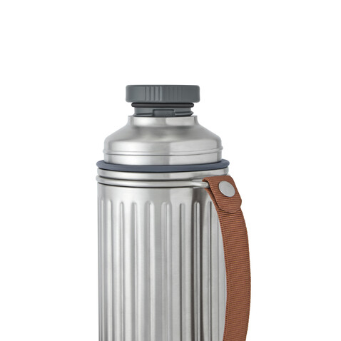 Black+Blum Explorer Flasche Duo 1L grau bedrucken, Art.-Nr. P439.1702 Black+Blum Explorer Flasche Duo 1L grau bedrucken, Art.-Nr. P439.1702