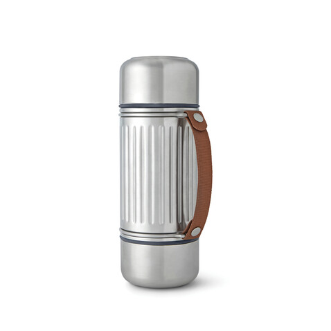 Black+Blum Explorer Flasche Duo 1L grau bedrucken, Art.-Nr. P439.1702 Black+Blum Explorer Flasche Duo 1L grau bedrucken, Art.-Nr. P439.1702