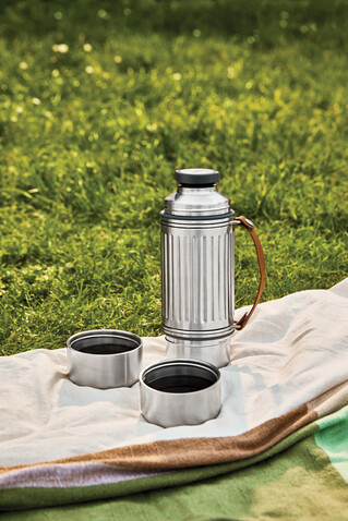 Black+Blum Explorer Flasche Duo 1L grau bedrucken, Art.-Nr. P439.1702 Black+Blum Explorer Flasche Duo 1L grau bedrucken, Art.-Nr. P439.1702