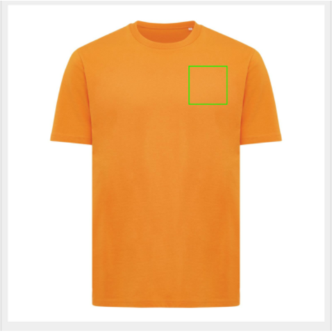 IQONIQ Sierra Lightweight T-Shirt aus recycelter Baumwolle orange bedrucken, Art.-Nr. T9104.044.XXL