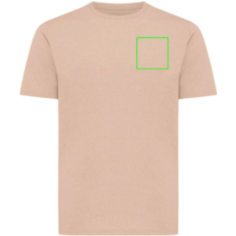IQONIQ Sierra Lightweight T-Shirt aus recycelter Baumwolle peach nectar bedrucken, Art.-Nr. T9104.038.M