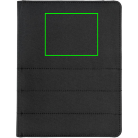 Impact AWARE™ RPET A5 Portfolio schwarz bedrucken, Art.-Nr. P774.171