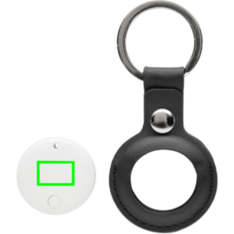 Findmate Dual IPX5 Artikel-Finder aus RCS recyceltem ABS weiß bedrucken, Art.-Nr. P301.6203