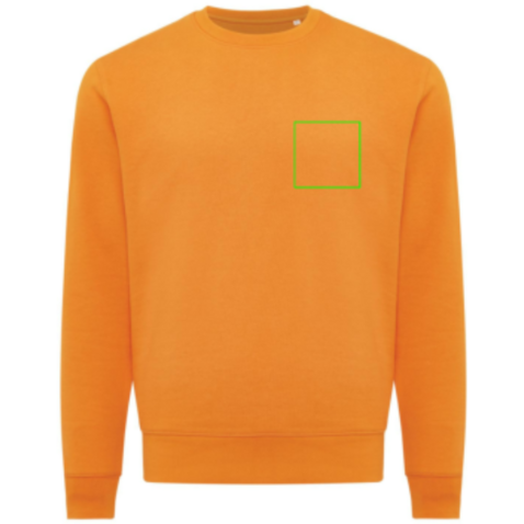 IQONIQ Etosha Lightweight Sweater aus recycelter Baumwolle orange bedrucken, Art.-Nr. T9303.044.XL IQONIQ Etosha Lightweight Sweater aus recycelter Baumwolle orange bedrucken, Art.-Nr. T9303.044.XL