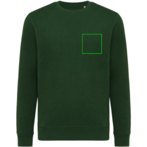 IQONIQ Etosha Lightweight Sweater aus recycelter Baumwolle forest green bedrucken, Art.-Nr. T9303.005.XXXL IQONIQ Etosha Lightweight Sweater aus recycelter Baumwolle forest green bedrucken, Art.-Nr. T9303.005.XXXL