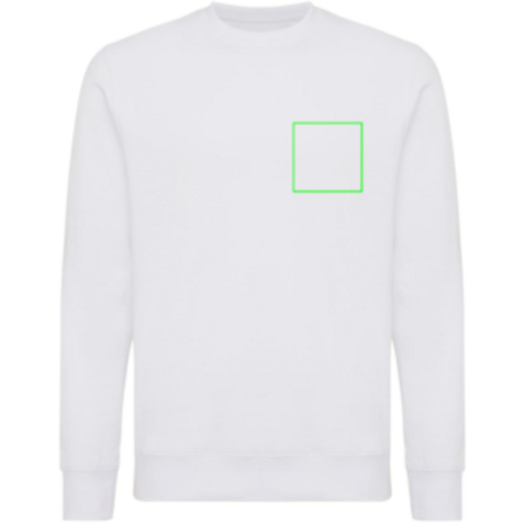 IQONIQ Etosha Lightweight Sweater aus recycelter Baumwolle recycled white bedrucken, Art.-Nr. T9303.004.5XL IQONIQ Etosha Lightweight Sweater aus recycelter Baumwolle recycled white bedrucken, Art.-Nr. T9303.004.5XL