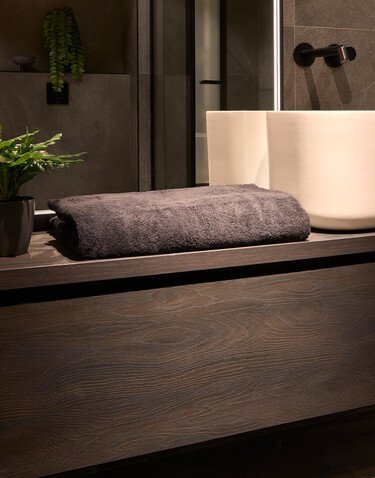 SG ACCESSORIES - TOWELS Seine Beach Towel LUXE, Chocolate, 100x150 bedrucken, Art.-Nr. 006647021
