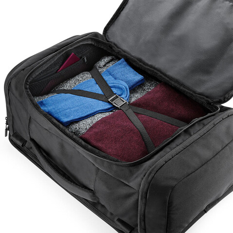Quadra Pitch Black 72 Hour Weekender, Black, One Size bedrucken, Art.-Nr. 008301010