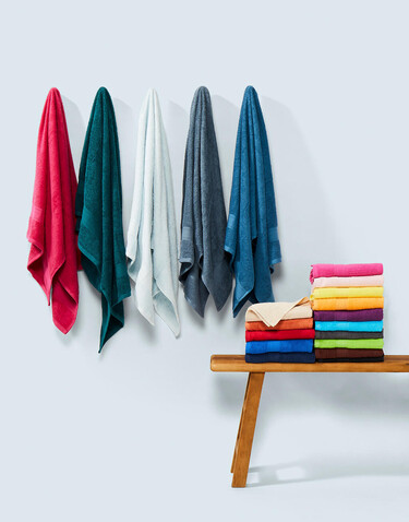 SG ACCESSORIES - TOWELS Rhine Guest Towel COMFORT, Emerald Green, One Size bedrucken, Art.-Nr. 009645050