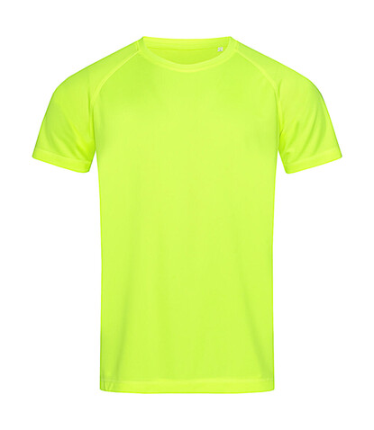 Stedman Active 140 Raglan Men, Cyber Yellow, XL bedrucken, Art.-Nr. 012056066