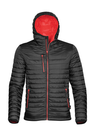 StormTech Gravity Thermal Jacket, Black/True Red, M bedrucken, Art.-Nr. 012181634