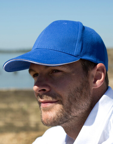 Result Caps Memphis Low Profile Sandwich Peak Cap, Black/Red, One Size bedrucken, Art.-Nr. 012341540 Result Caps Memphis Low Profile Sandwich Peak Cap, Black/Red, One Size bedrucken, Art.-Nr. 012341540