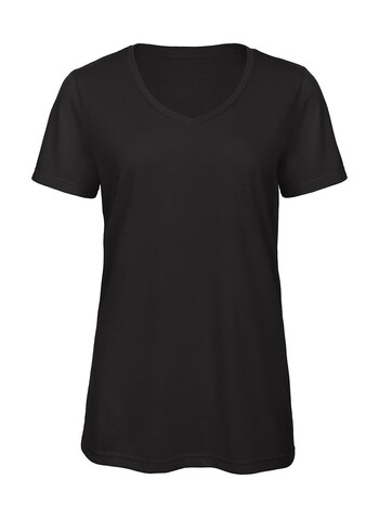 B &amp; C V Triblend/women T-Shirt, Black, M bedrucken, Art.-Nr. 012421014