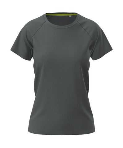 Stedman Active 140 Raglan Women, Slate Grey, M bedrucken, Art.-Nr. 014051224