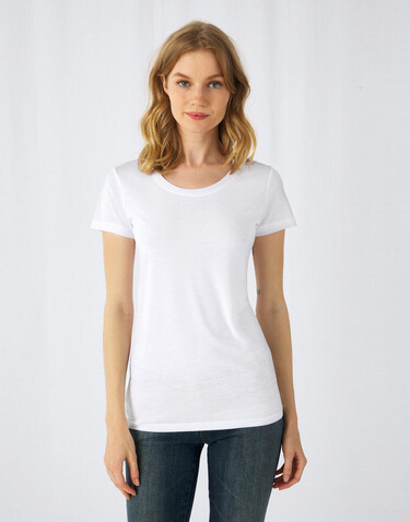 B &amp; C Sublimation/women T-Shirt, White, M bedrucken, Art.-Nr. 014420004