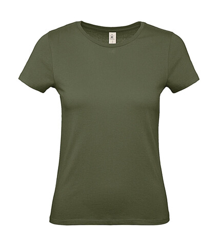 B &amp; C #E150 /women T-Shirt, Urban Khaki, XS bedrucken, Art.-Nr. 016427362