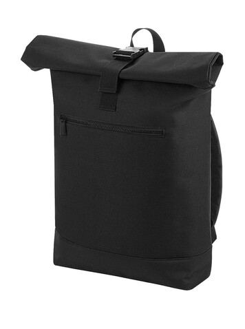 Bag Base Roll-Top Backpack, Black, One Size bedrucken, Art.-Nr. 017291010 Bag Base Roll-Top Backpack, Black, One Size bedrucken, Art.-Nr. 017291010