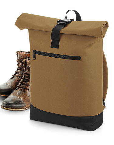 Bag Base Roll-Top Backpack, Black, One Size bedrucken, Art.-Nr. 017291010 Bag Base Roll-Top Backpack, Black, One Size bedrucken, Art.-Nr. 017291010