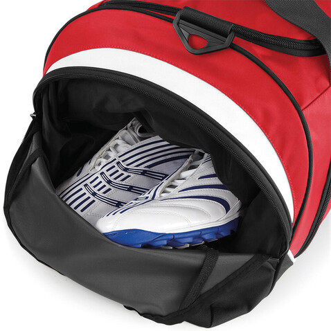 Quadra Pro Team Holdall, Black/Grey, One Size bedrucken, Art.-Nr. 017301580