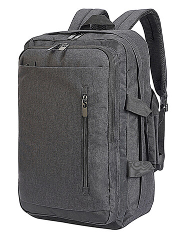 Shugon Bordeaux Hybrid Laptop Briefcase, Charcoal Melange/Black, One Size bedrucken, Art.-Nr. 017381610 Shugon Bordeaux Hybrid Laptop Briefcase, Charcoal Melange/Black, One Size bedrucken, Art.-Nr. 017381610