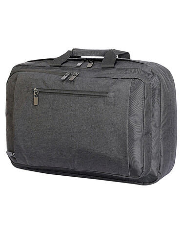 Shugon Bordeaux Hybrid Laptop Briefcase, Charcoal Melange/Black, One Size bedrucken, Art.-Nr. 017381610 Shugon Bordeaux Hybrid Laptop Briefcase, Charcoal Melange/Black, One Size bedrucken, Art.-Nr. 017381610