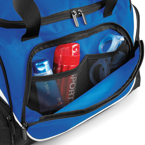 Quadra Pro Team Locker Bag, French Navy/Black/White, One Size bedrucken, Art.-Nr. 018302810