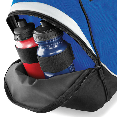 Quadra Pro Team Locker Bag, French Navy/Black/White, One Size bedrucken, Art.-Nr. 018302810