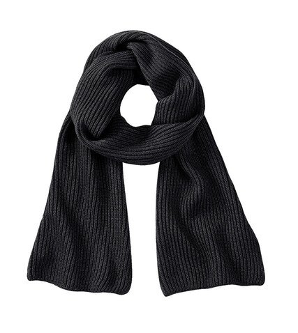 Beechfield Metro Knitted Scarf, Black, One Size bedrucken, Art.-Nr. 018691010 Beechfield Metro Knitted Scarf, Black, One Size bedrucken, Art.-Nr. 018691010
