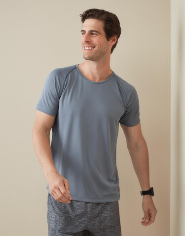 Stedman Active 140 Team Raglan Men, White, S bedrucken, Art.-Nr. 020050003