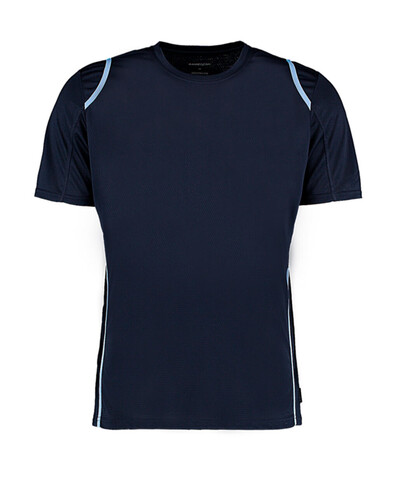 Kustom Kit Regular Fit Cooltex® Contrast Tee, Navy/Light Blue, XS bedrucken, Art.-Nr. 021112412