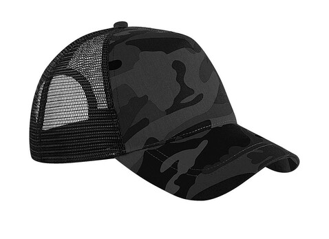 Beechfield Camo Snapback Trucker, Midnight Camo, One Size bedrucken, Art.-Nr. 023692850 Beechfield Camo Snapback Trucker, Midnight Camo, One Size bedrucken, Art.-Nr. 023692850