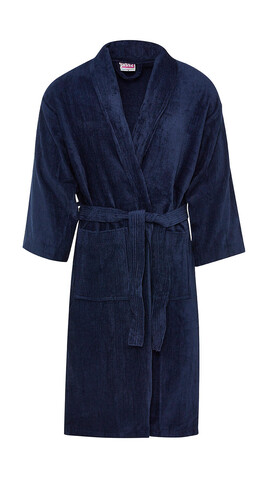 SG ACCESSORIES - TOWELS Como Velours Bath Robe, Navy, L bedrucken, Art.-Nr. 025642005 SG ACCESSORIES - TOWELS Como Velours Bath Robe, Navy, L bedrucken, Art.-Nr. 025642005