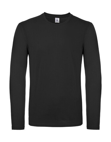 B & C #E150 LSL, Black, 4XL bedrucken, Art.-Nr. 027421019 B & C #E150 LSL, Black, 4XL bedrucken, Art.-Nr. 027421019