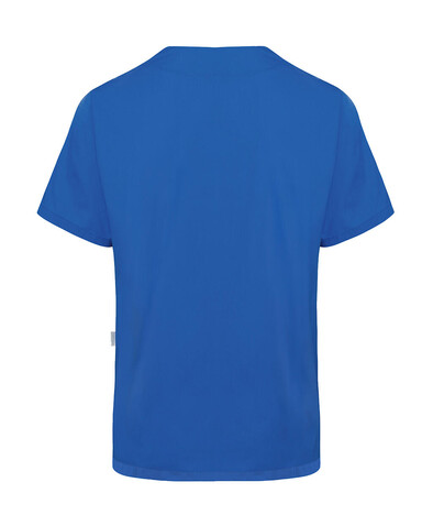 Karlowsky Men`s Slip-on Tunic Essential Short Sl., Royal Blue, 4XL bedrucken, Art.-Nr. 028673089