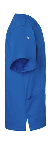 Karlowsky Men`s Slip-on Tunic Essential Short Sl., Royal Blue, 4XL bedrucken, Art.-Nr. 028673089