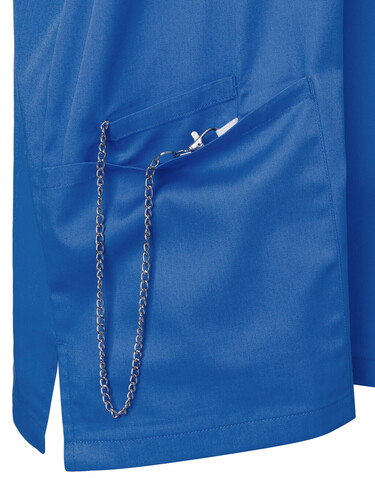 Karlowsky Men`s Slip-on Tunic Essential Short Sl., Royal Blue, 4XL bedrucken, Art.-Nr. 028673089