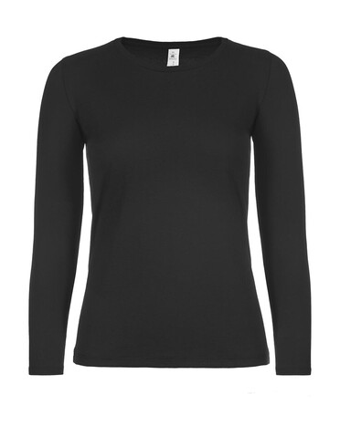 B & C #E150 LSL /women, Black, XS bedrucken, Art.-Nr. 029421012 B & C #E150 LSL /women, Black, XS bedrucken, Art.-Nr. 029421012