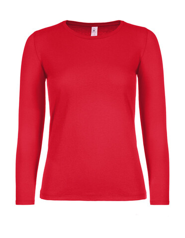 B & C #E150 LSL /women, Red, XL bedrucken, Art.-Nr. 029424006 B & C #E150 LSL /women, Red, XL bedrucken, Art.-Nr. 029424006