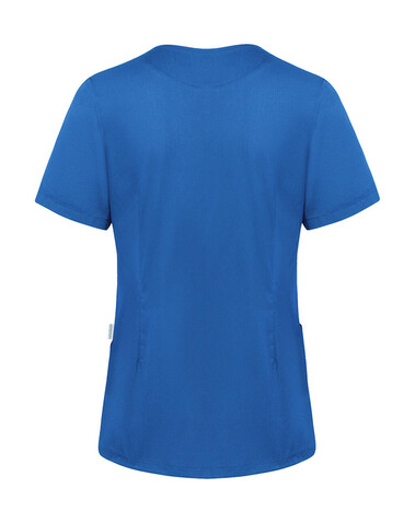 Karlowsky Ladies` Slip-on Tunic Essential Short Sl., Royal Blue, M bedrucken, Art.-Nr. 029673084