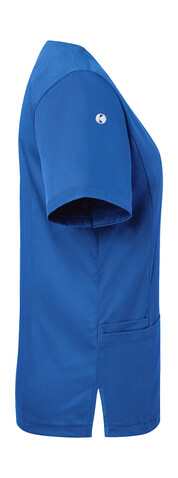 Karlowsky Ladies` Slip-on Tunic Essential Short Sl., White, S bedrucken, Art.-Nr. 029670003