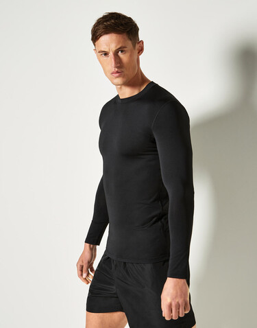 Kustom Kit Warmtex® Base Layer LS, Navy, XL bedrucken, Art.-Nr. 030112006