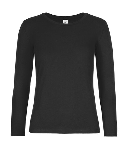 B &amp; C #E190 LSL /women, Black, 3XL bedrucken, Art.-Nr. 030421018