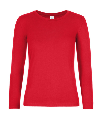 B & C #E190 LSL /women, Red, S bedrucken, Art.-Nr. 030424003 B & C #E190 LSL /women, Red, S bedrucken, Art.-Nr. 030424003