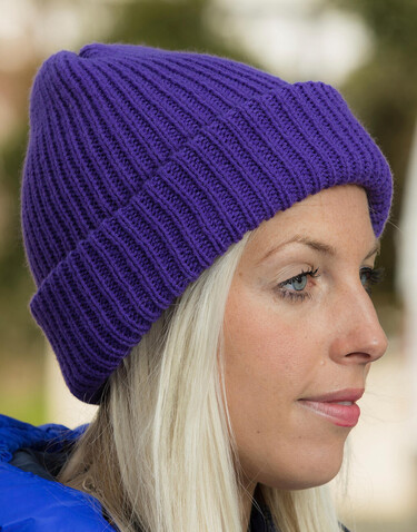Result Caps Softex Beanie, White, One Size bedrucken, Art.-Nr. 031340000
