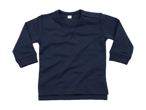 BabyBugz Baby Sweatshirt, Nautical Navy, 12-18 bedrucken, Art.-Nr. 031472014 BabyBugz Baby Sweatshirt, Nautical Navy, 12-18 bedrucken, Art.-Nr. 031472014