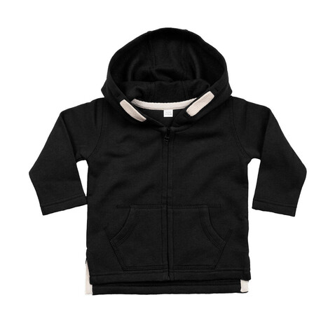 BabyBugz Baby Hoodie, Black, 12-18 bedrucken, Art.-Nr. 032471014 BabyBugz Baby Hoodie, Black, 12-18 bedrucken, Art.-Nr. 032471014