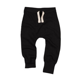 BabyBugz Baby Sweatpants, Black, 6-12 bedrucken, Art.-Nr. 033471013