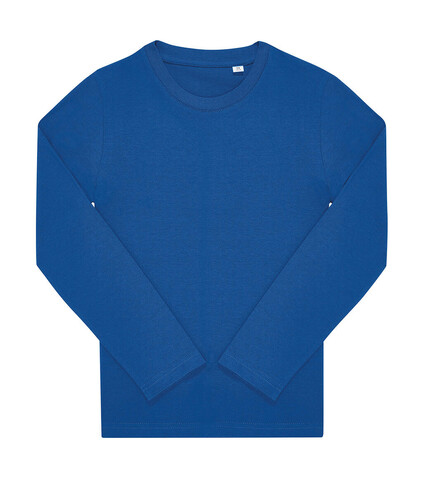 B &amp; C #E150 LSL T-Shirt /kids, Royal Blue, 9/11 (134/146) bedrucken, Art.-Nr. 037423006